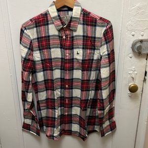 Jack wills. Small plaid button shirt.
